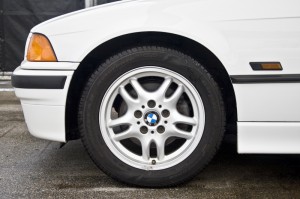 Clean wheels after the treatment