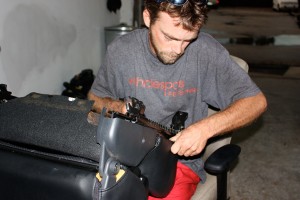 The removal of seat cover should ONLY be done by a trained professional