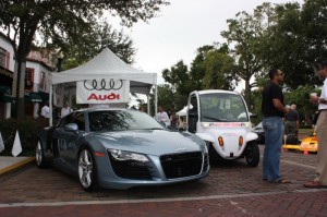 2008 Winter Park Concours d’Elegance:The VehicleSpa Courtesy Shuttle and a Brand New Audi S8 courtesy of Sunil @ Classic Audi