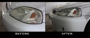 Headlight Restoration Before/After
